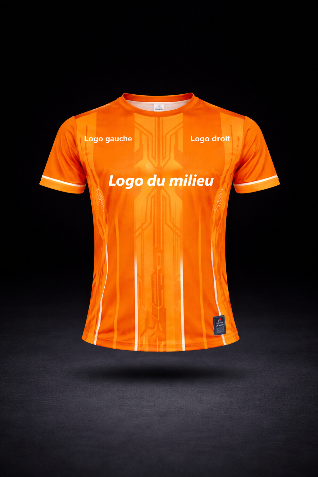 Maillots thaï personnalisables (orange)