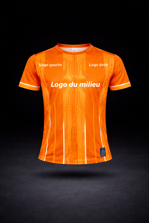 Maillots thaï personnalisables (orange)