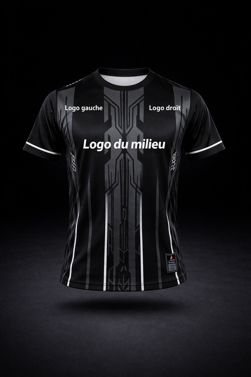 Maillots Thai personnalisables (Noir)