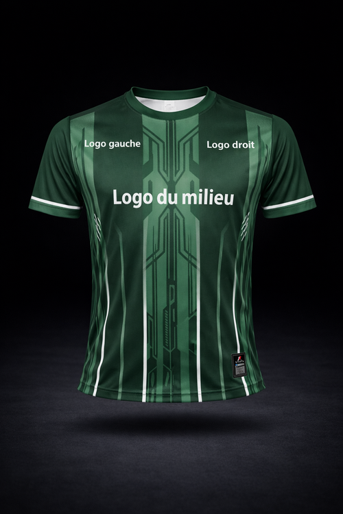 Maillots thaï personnalisables (Vert kaki)