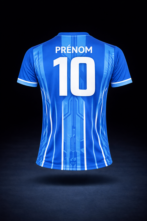 Maillots thaï personnalisables (bleu ciel)