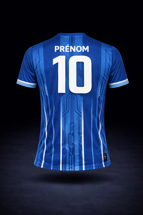 Maillots thaï personnalisables (Bleu)