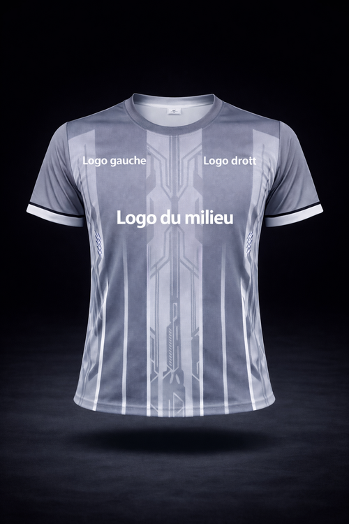 maillots thaï personnalisables (Gris)