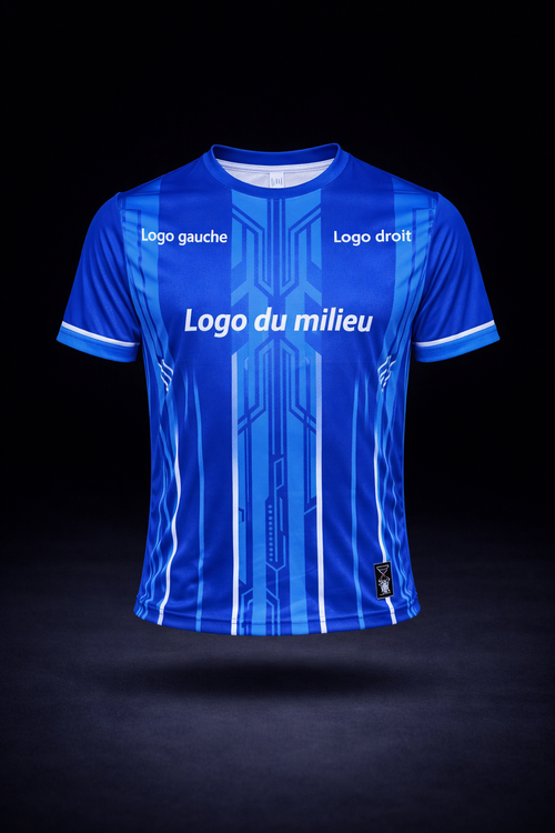 Maillots thaï personnalisables (Bleu)